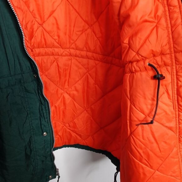 Vintage 80's Nike big logo long jacket size large - Picture 10 of 14